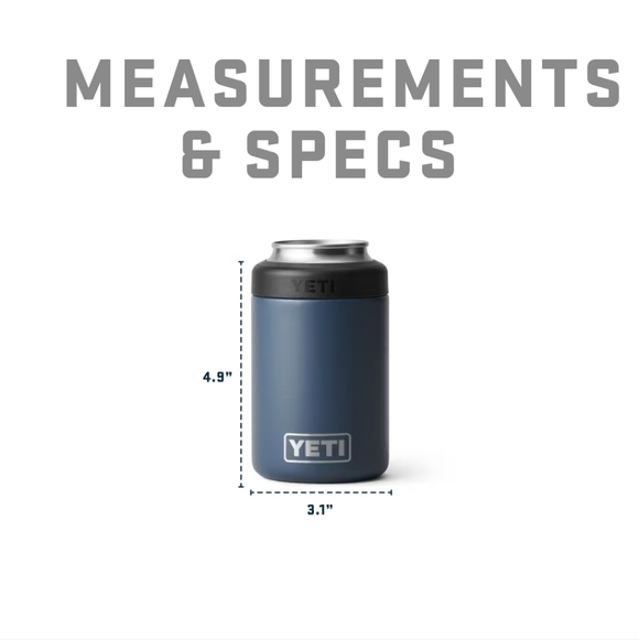 YETI Silver Stainless Steel Rambler Colster 12 OZ - Picture 11 of 11